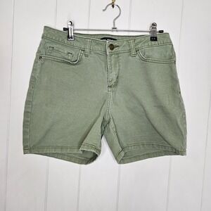 Lee Regular Fit Mid Rise Women's Size 8 Medium Shorts Green